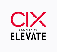 CIX Elevate 2024 logo red and black